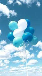 Blue Balloons Sfondi Paesaggi Sfondi Vintage
