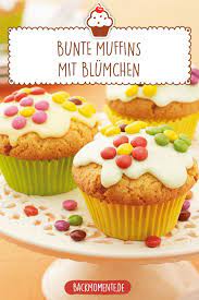 Muffin Rezept Bunte Muffins Mit Blumchen Rezept Bunte Muffins Backen Mit Kindern Backrezepte