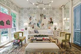 Quadrille China Seas Sigourney Large Scale Wallpaper Gray On White 2470 13wp Living Room Colors Small Room Design Quadrille China Seas