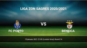 Fc Porto Vs Benfica H2h 15 Jan 2021 Head To Head Stats Prediction