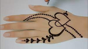 Amazing Heart Shape Jewellery Mehndi Design Ll Mehndi Design For Back Hand Ll Mehndi Des Back Hand Mehndi Designs Mehndi Designs For Hands Pretty Henna Designs