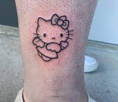 Hello kitty tattoo idea site #3: Got My First Tattoo Today Hellokitty