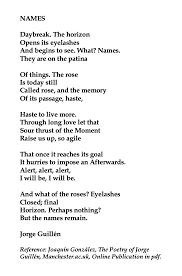 Jorge Guillen Spanish Poet Pretty Words Poems Beautiful Poem A Day