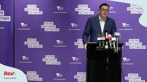 Citations may include links to full text content from pubmed central and publisher web sites. Victoria Premier Dan Andrews Press Conference Transcript August 5 Rev