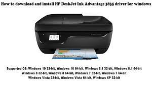 Download the appropriate mac software from the site and click on mac software for installation. How To Download And Install Hp Deskjet Ink Advantage 3835 Driver Windows 10 8 1 8 7 Vista Xp Youtube