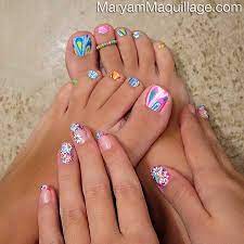 A pedicure traditionally means the same color (or nail polish) on each toenail, but that trend slowly becomes boring. Cool Toe Nail Designs For Summer Nail Art Designs 2020