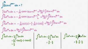M202 Integral Trigonometri Berpangkat Rumus Reduksi Part A Youtube