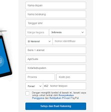 Anda harus baca artikel ini dengan habis. Cara Membuat Paypal Tanpa Kartu Kredit