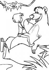 Coloriage livre de la jungle (jungle book coloring): Coloriage Colorier Coloriage Le Livre De La Jungle Colorier