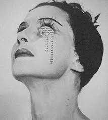 Beautiful Psychedelic Crying Cry Woman Psychedelic Art Psychedelic Collage Photomontage Collage Art Portraiture
