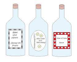 Sei kreativ und kombiniere bilder, farben und schriftarten auf deinem etikett. Flaschenetiketten Selber Machen