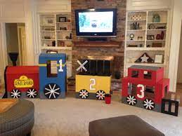 Pin By Lindsay Jensen On Kids Train Birthday Party Boy Birthday Parties Trains Birthday Party 2 Year Old Birthday Party