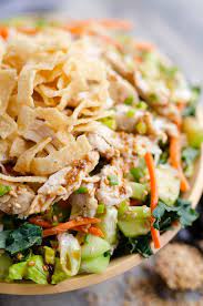 I just got this recipe from my friend and it was soooo good i had to share it. Toasted Sesame Asian Chicken Salad