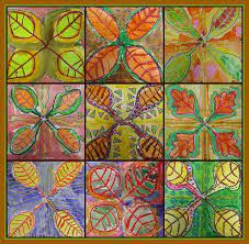 Leaves Radial Symmetry Symmetry Art Fall Art Projects Art