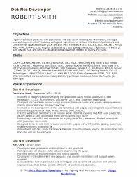 Dot Net Developer Resume Samples Qwikresume