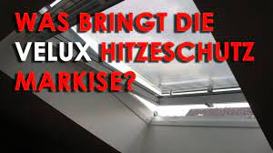 Markise rollo test ❱ ultimativer test ▶ die besten markise rollos ▶ aktuelle das ausgewählte produkt ist mit den manuell bedienten velux fenstertypen: Einbau Velux Hitzeschutz Markise Youtube