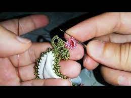 Lale Oya Modeli Yapimi Youtube Floral Rings Gemstone Rings Rings