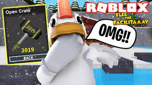 Today we run from guy with big hammer on roblox flee facility the use star code remainings when purchasing robux or bc. The New 2019 God Hammer In Flee The Facility Roblox Christmas Update Youtube