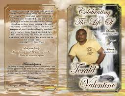 Funeral Program Cover Design W Horizontal Fold 8 5 X 11 Funeral Programs Funeral All Friends