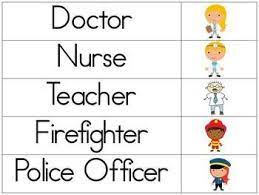 Community Helper Vocabulary Cards Freebie Community Helpers Preschool Community Helper Community Helpers Unit