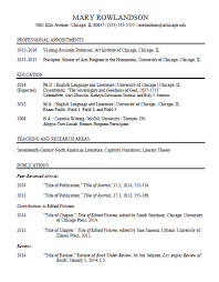 Https Grad Uchicago Edu Wp Content Uploads 2018 07 General Cv Presentation Pdf