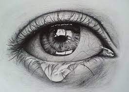 Crying Eye Sketch Eyes Artwork Eye Drawing Crying Eye Drawing