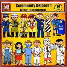 Community Helpers Clip Art Jobs And Careers By Charlotte S Clips Community Helpers Jobs In Art Community Helpers Preschool