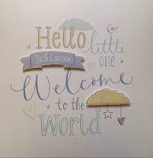New Baby Boy 39 Welcome To The World 39 Personalised 3d Print In Box Frame New Baby Products New Baby Boys Baby Boy Quotes