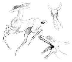 Hottest Pictures Deer Drawing Sketches Suggestions Exactly What Is The Serious Distinction Between Illus Deer Drawing Creature Drawings Mythical Creatures Art