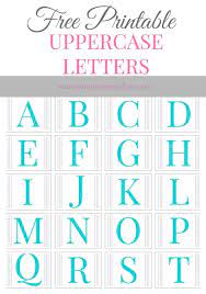 You can use these lowercase and uppercase stencils, fonts. Free Printable Alphabet Letters A To Z Large Upper Case Templates Free Printable Alphabet Letters Printable Letter Templates Printable Alphabet Letters