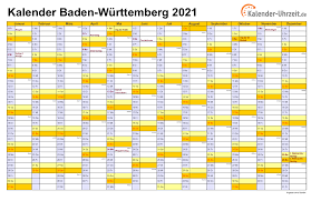 Hier finden sie termine der schulferien und feiertage. Feiertage 2021 Baden Wurttemberg Kalender