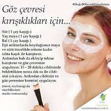 Sunadumankaya On Instagram Goz Cevresi Kirisikliklari Yuzumuzde Ilk Dikkat Ceken Bolgedir Bu Maskeyi H Dogal Guzellik Ipuclari Dogal Cilt Bakimi Dogal Cilt