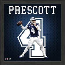 2020 came and prescott played on the franchise tag while deshaun watson neared and patrick mahomes. Dak Prescott Jersey Framed Photo Pro Football Hall Of Fame Official Site