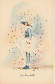 Early Miss Snowball By C E Shand Art Deco Illustration Vintage Illustration Art Vintage Art