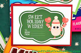 christmas ❆ candy gram results. Christmas Candy Grams Sweet Holiday Wishes