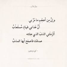 شعر ابن زيدون وإن من أعجب ما مر بي عالم الأدب Text Math Arabic Calligraphy