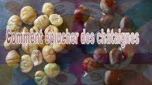 Pour des chataignes cuites à l'eau : Comment Eplucher Des Chataignes Super Facilement Youtube