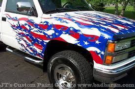 American Flag Themed Custom Truck Paint By Jtscustoms Via Flickr Truck Graphics Trucks Car Painting