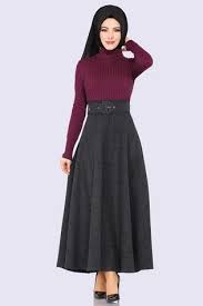 Modaselvim Etek Ekoseli Mevlana Etek Ukb4030 Siyah Etek Mutevazi Moda Etek Modelleri