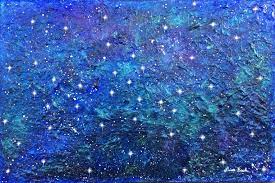 The Case Of Curiosity And The Night Sky By Nina Bach Paintings For Sale Bluethumb Online Art Gallery Worship Art Night Painting Prophetic Art
