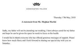 She has also accused them of data protection breaches. Meghan Markle Releases Statement Regarding Father Thomas Markle Hello