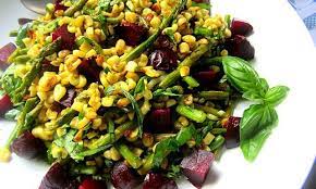 طريقة عمل سلطة الشمندر و الذرة Recipe Salad Veggie Delight Corn Salads
