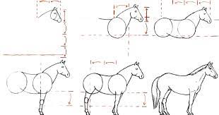 Apprendre à dessiner ce n'est pas juste copier pas à pas des dessins. Comment Dessiner Un Cheval Crayons Et Pinceaux