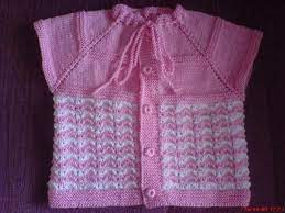 Iki Renkli Cok Sirin Orgu Bebek Suveter Modeli Baby Knitting Patterns Bebek Yelek Yelek