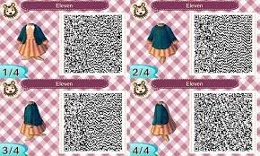 Humerous Nonsense My Take On Eleven From Stranger Things In Acnl Animal Crossing Animal Crossing 3ds Qr Codes Animal Crossing
