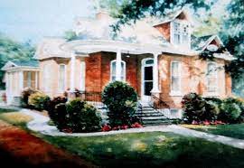 Commission A House Portrait From Your Photo Direct From Artist Hanne Lore Koehler Price List Online House Portrait Painting House Portraits Photo Direct