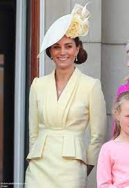 Hrhduchesskate Trooping The Colour June 8 2019 Duchess Of Cambridge In Alexander Mcqueen Coatdress Paired With Her Phill Duchess Kate Duchess Princess Kate