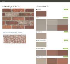 Brick General Shale Brick Cambridge 6060 Brick House Colors Brick Paint Colors House Paint Exterior