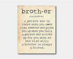 Family Wall Art A Brother Is A Person Brother Quote Inspiration Typography Art Print 8 X 10 Pr Brother Quotes Happy Birthday Brother Quotes Sister Quotes