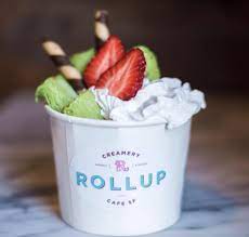 Roll Up Ice Cream Opens Inside Mission S V16 Sushi Lounge